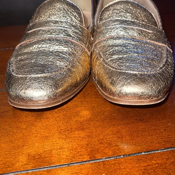 J Crew GOLD Loafers - Picture 10 of 13